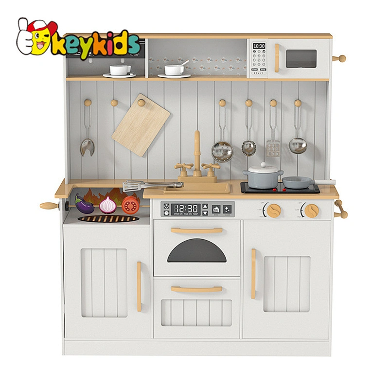 2024 New modern gold elections wooden kitchen toys for girls kids W10C825