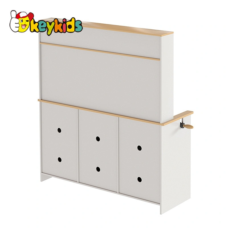 2024 New modern gold elections wooden kitchen toys for girls kids W10C825